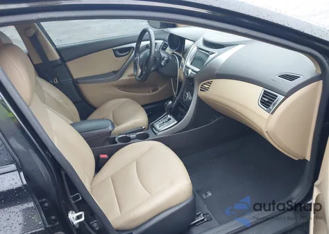 2013 Hyundai Elantra Limited из США, поврежденный, VIN KMHDH4AE5DU602690